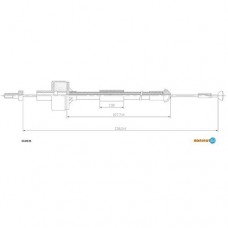 Трос зчеплення ADRIAUTO 13.0131