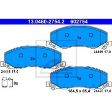 Гальмівні колодки ATE 13.0460-2754.2