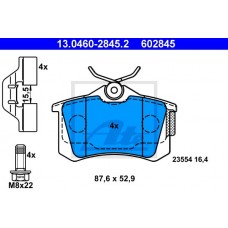 Гальмівні колодки ATE 13.0460-2845.2