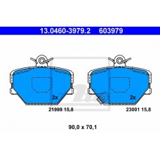 Гальмівні колодки ATE 13.0460-3979.2