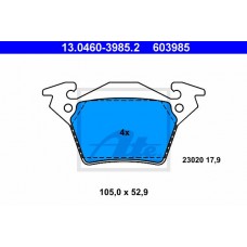 Гальмівні колодки ATE 13.0460-3985.2