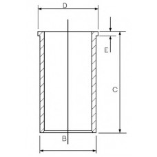 Гільза циліндра GOETZE 14-023751-00