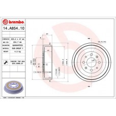 Гальмівний барабан BREMBO 14.A854.10