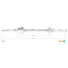 Трос зчеплення ADRIAUTO 33.0142