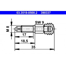 Штуцер ATE 03.3518-0500.2