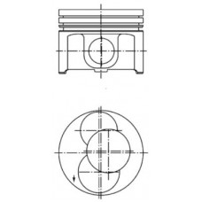 Поршень KOLBENSCHMIDT 40093700