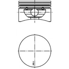 Поршень KOLBENSCHMIDT 40380600