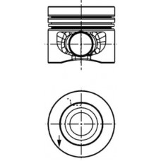 Поршень KOLBENSCHMIDT 40353600