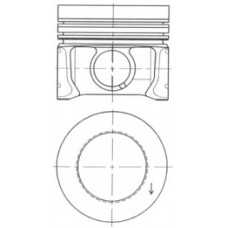 Поршень KOLBENSCHMIDT 41095600