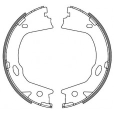 Гальмівні колодки барабані REMSA 4657.00