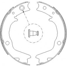 Гальмівні колодки барабані REMSA 4702.00