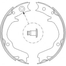 Гальмівні колодки барабані REMSA 4734.00