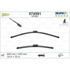 Комплект щіток склоочисника Valeo 640/520мм VALEO 574591