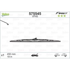 Каркасна щітка склоочисника Valeo First 450мм VALEO 575545