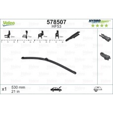 Безкаркасна щітка склоочисника Valeo HydroConnect Front 530мм VALEO 578507