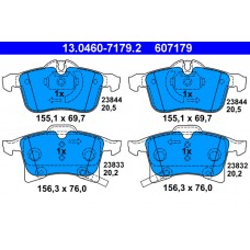 Гальмівні колодки ATE 13.0460-7179.2