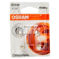 (к/т 2 шт) Автолампа Osram (5W 12V SV8,5-8) OSRAM 6418-02B