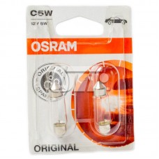 (к/т 2 шт) Автолампа Osram (5W 12V SV8,5-8) OSRAM 6418-02B