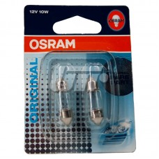 (к/т 2 шт) Автолампа Osram (10W 12V SV8,5-8) OSRAM 6438-02B