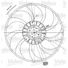 Вентилятор, охолодження двигуна VALEO 698424