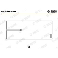 Комплект вкладишів двигуна GLYCO 71-3009 STD