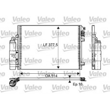 Конденсатор кондиціонера VALEO 814051