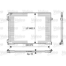 Конденсатор без хладогену VALEO 814172