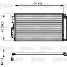 Конденсатор кондиціонера VALEO 814191