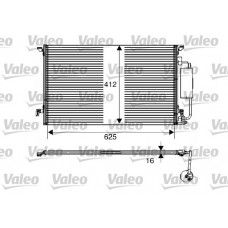 Конденсатор кондиціонера VALEO 817712