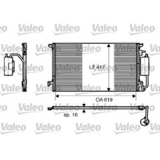 Конденсатор кондиціонера VALEO 817809