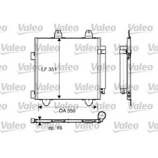 Конденсатор кондиціонера VALEO 818014