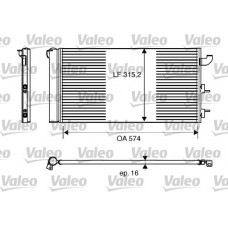 Конденсатор кондиціонера VALEO 818162