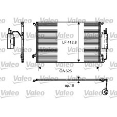 Конденсатор кондиціонера VALEO 818175