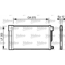 Конденсатор кондиціонера VALEO 818193