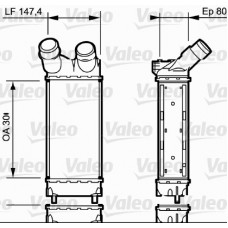 Інтеркулер VALEO 818866