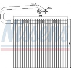 Випарник NISSENS 92165