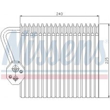 Випарник NISSENS 92167