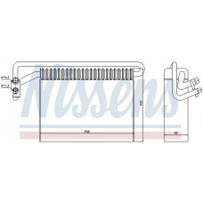 Випарник NISSENS 92177