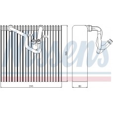 Випарник NISSENS 92187