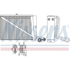 Випарник NISSENS 92272