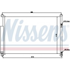 Конденсатор без хладогену NISSENS 940012