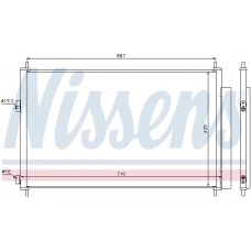 Конденсатор без хладогену NISSENS 940021