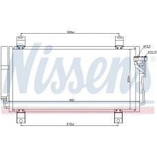 Конденсатор без хладогену NISSENS 940032