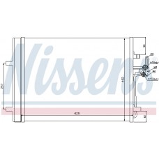 Конденсатор без хладогену NISSENS 940044