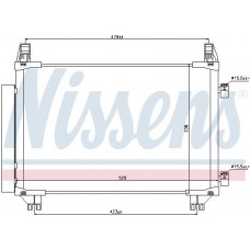 Конденсатор без хладогену NISSENS 940050