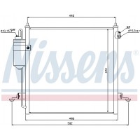 Конденсатор без хладогену NISSENS 940068