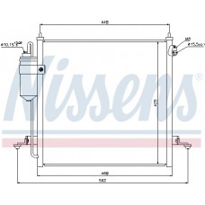 Конденсатор без хладогену NISSENS 940068