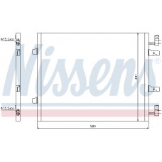 Конденсатор без хладогену NISSENS 940147