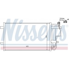 Конденсатор без хладогену NISSENS 940149