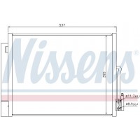 Конденсатор без хладогену NISSENS 940156